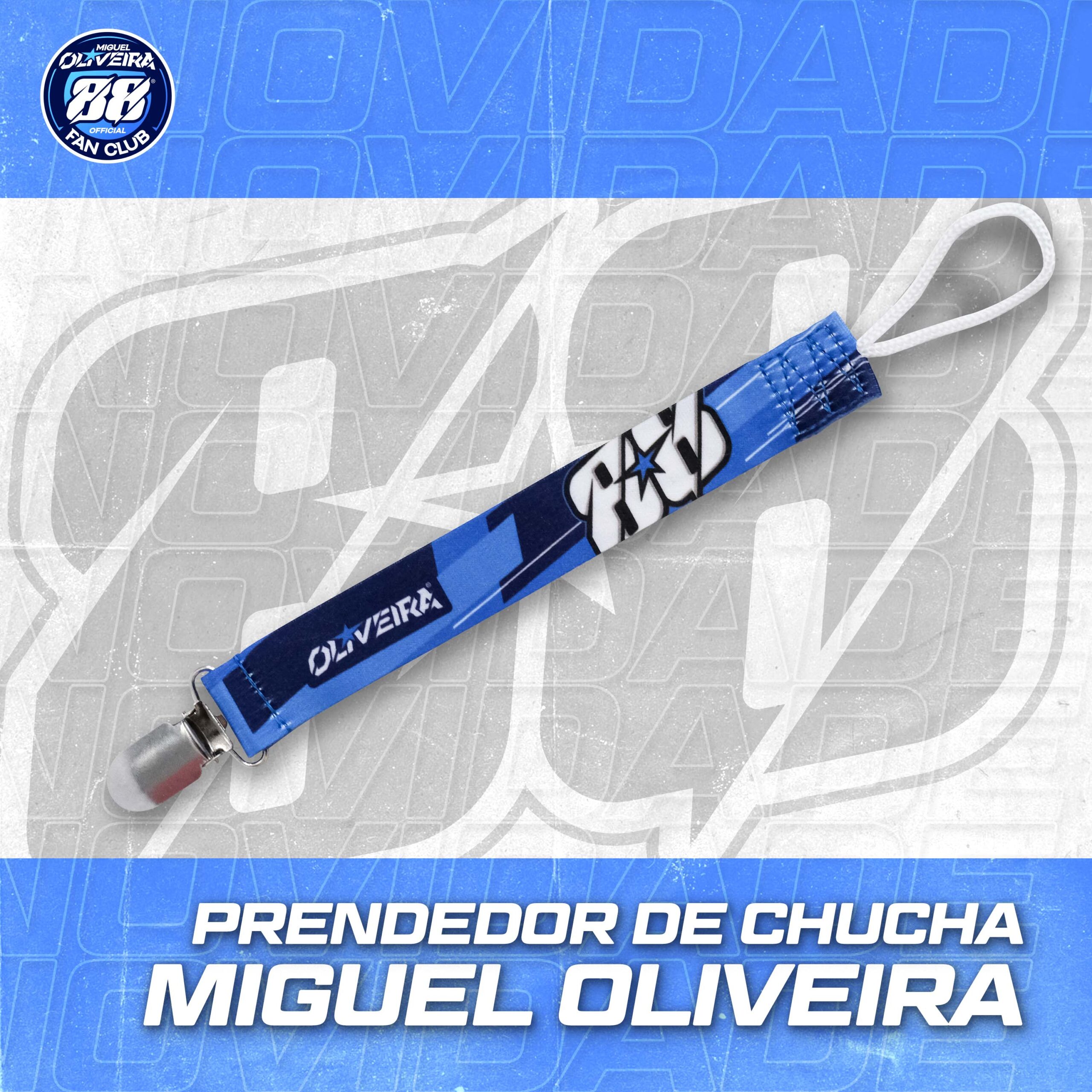 Prendedor de Chuchas Azul
